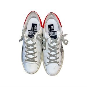Golden Goose Limited Edition Hi-Star Platform Sneakers (Swarovski)
